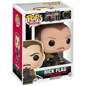 Figurine Funko Pop! Suicide Squad: Rick Flag pas cher