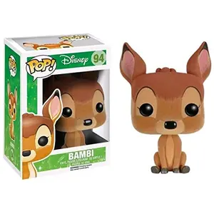 Funko Figurine Disney - Bambi - Bambi Flocked Exclusive Pop 10cm pas cher