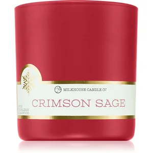 Milkhouse Candle Co. LE Winter Crimson Sage bougie parfumée 226 g pas cher