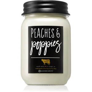 Milkhouse Candle Co. Farmhouse Peaches & Poppies bougie parfumée Mason...