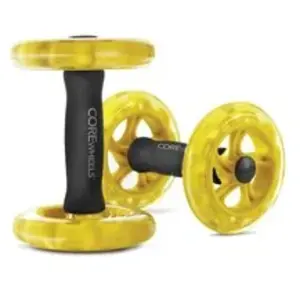 Comparateur de prix : Sklz entraîneur d'abdominaux core wheels jaune et noir