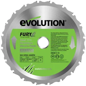 EVOLUTION Lame multi-matériaux 210mm LAMFURY3 pas cher