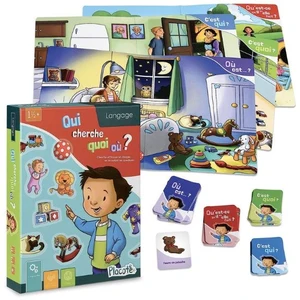 Placote-Qui Cherche Quoi Où Jeu Éducatif 1 an à 3 1-2 Ans, PLA9 PLA9 pas cher