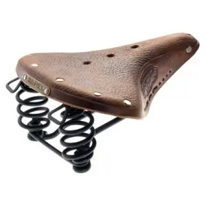 Brooks england selle velo b67s dames marron vieilli