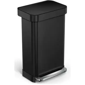 simplehuman - Poubelle rectangulaire à pédale avec réserve à sacs pas cher