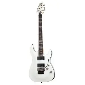 Comparateur de prix : Schecter Demon 6 FR (Floyd Rose) - Vintage White - guitare électrique
