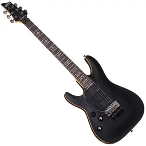 Schecter Demon-6 FR Aged Black Satin Gaucher