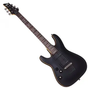 Schecter Demon 6 Left Aged Black Satin - gaucher - guitare électrique