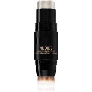 Nudestix - NUDIES All Over Face Glow Highlighter 7 g Argent unisex pas cher