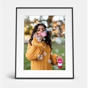 Cadre photo numérique Aura Walden Ink Mat Wi-Fi 15" Blanc et Noir pas cher