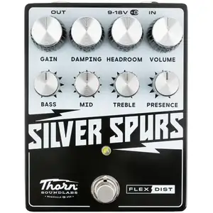 Comparateur de prix : Thorn Soundlabs Silver Spurs - Flex Distortion pédale d'effet