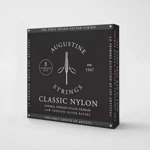 Augustine Classique Standard Noir Tirant Faible Pack de 3 pas cher