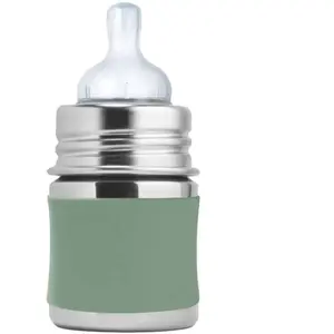 Comparateur de prix : Pura Biberon En Inox 150 Ml - Moss Vert
