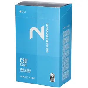 Neversecond C30 Ice Gel Gel d'agrumes frais 77 ml | 8 unités pas cher