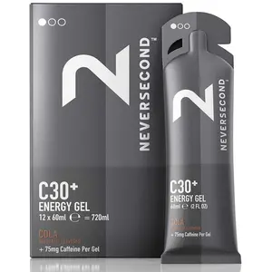 Comparateur de prix : Neversecond Boîte De Gels énergétiques C30+ Cola 60ml 12 Unités One Size