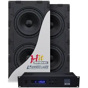 Svs 3000 IN-WALL DUAL SUBWOOFER SYSTEM - Double Subwoofer encastrable clos 2 * 9" pas cher