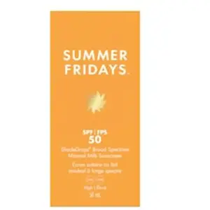 SUMMER FRIDAYS ShadeDrops Broad Spectrum   Lait Solaire Minéral SPF 50...