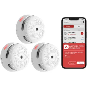 Comparateur de prix : X-Sense Détecteur de Fumée Connecté avec Pile Remplaçable,Lot de 3
