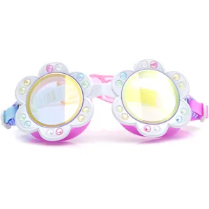 Comparateur de prix : Bling2O Lunettes de natation pour enfants 100 % silicone, anti-buée, protection UV + 6 ans   Blanch Blossom Dandi
