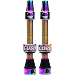 Comparateur de prix : Cushcore Valve Tubeless Presta en Aluminium avec Joint en Nitrile - 44mm, 55mm, 66mm