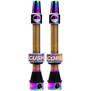 Comparateur de prix : CushCore Valve tubeless 44mm (la Paire) - Oil Slick
