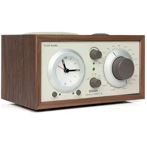 Tivoli model three radio-réveil usb bluetooth fm/am en noyer/beige pas cher