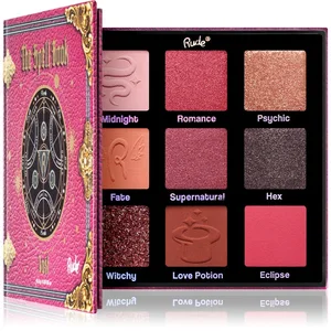 RUDE Palette 9 fards à paupières - The spell book - Lust pas cher