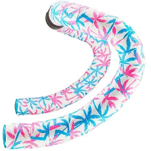 Supacaz Super Sticky Kush Miami + bouchons étoiles bleues pas cher