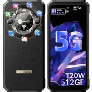Blackview BL9000 Téléphone Portable Incassable 5G Double Écran 24Go+51...
