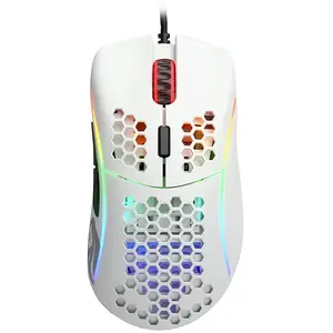 Comparateur de prix : Glorious Souris Model D GLO-MS-DM-MW Avec Fil USB 12000DPI 6 Boutons Blanc Mat