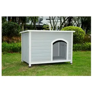 MEDOR ET COMPAGNIE-Niche Chien Pliable Blanc certifié FSC® - 115 x 72,... pas cher