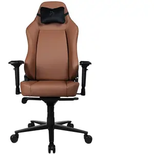 Comparateur de prix : Chaise Gaming en véritable cuir Arozzi Primo - black - TU