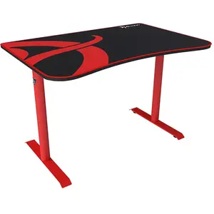 Comparateur de prix : Bureau pour gamer - Arozzi - Arena Fratello - Rouge - 114 cm - Système de gestion des câbles