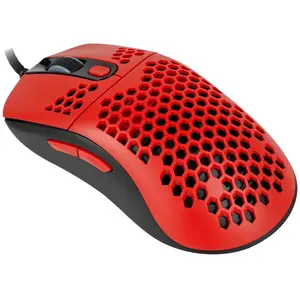 Comparateur de prix : Arozzi AZ-FAVO-BKRD Souris de jeu Arozzi Favo Ultra Light noir/rouge
