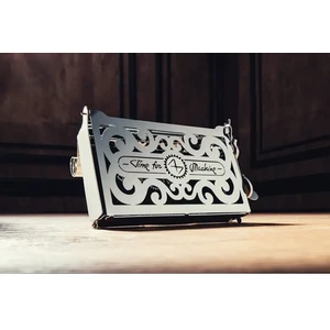 Maquette 3D mécanique en métal - Perfecto Card Case - Timeformachine pas cher