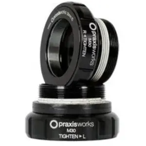 Boitier de pédalier Praxis M30 BSA BB ENG Threaded 68-73mm - noir - TUVendu parbikeinn