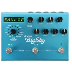 Comparateur de prix : Strymon BigSky Multidimensional Reverb Effets Guitare Electrique