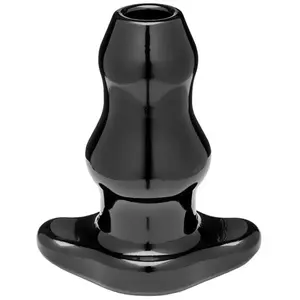 Perfect Fit Brand Double Tunnel Plug Medium Noir 1pc pas cher