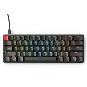 Comparateur de prix : Glorious Gaming Base de clavier mécanique GMMK Compact ISO - 62 touches RGB (Noir)