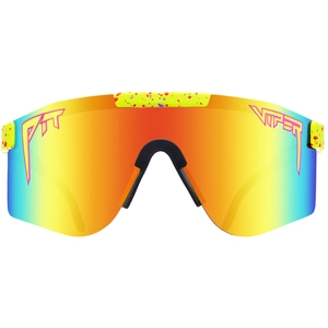 Pit Viper The Original - 1993 Polarized Lunettes de Sport, Jaune, Double Wide