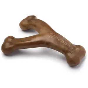Comparateur de prix : Jouet bacon à mâcher pour chien Benebone Wishbone Marron L CY0368