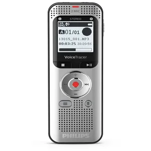 Dictaphone PHILIPS DVT2050 - Enregistreur vocal stéréo MP3 - Noir pas cher