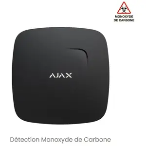 Comparateur de prix : Détecteur de fumée + monoxyde de carbone Fireprotect plus ajax noir