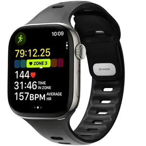 Bracelet de Sport Rythmique Nomad Apple Watch 49mm Noir