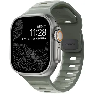 Comparateur de prix : Bracelet pour Apple Watch 42/44/45/49 mm - Coastal Rock - Nomad Sport Band
