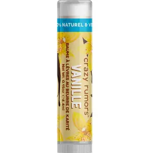 Crazy rumors® Baume à Lèvres au Beurre de Karité - Vanille des Îles pas cher