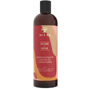 Comparateur de prix : As I Am Restore & Repair Après Shampooing Huile Ricin Noir 355ml