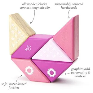 Asmokids Jeu de construction Tegu Chat 6 pièces pas cher