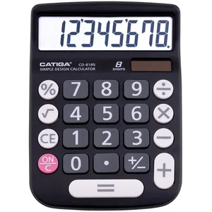 CATIGA Bureau cd8185 et Home Style Calculatrice 8digit ecran LCD adapt... pas cher