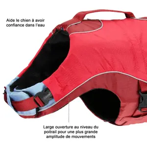 Comparateur de prix : Gilet de sécurité pour chien Kurgo Surf N Turf Rouge S CY0758